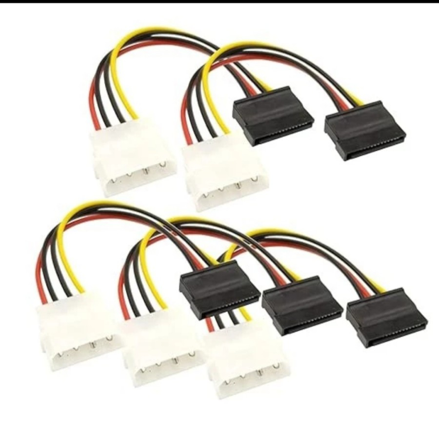 Jual Kabel Power Sata Converter Power Molex To Sata Shopee Indonesia