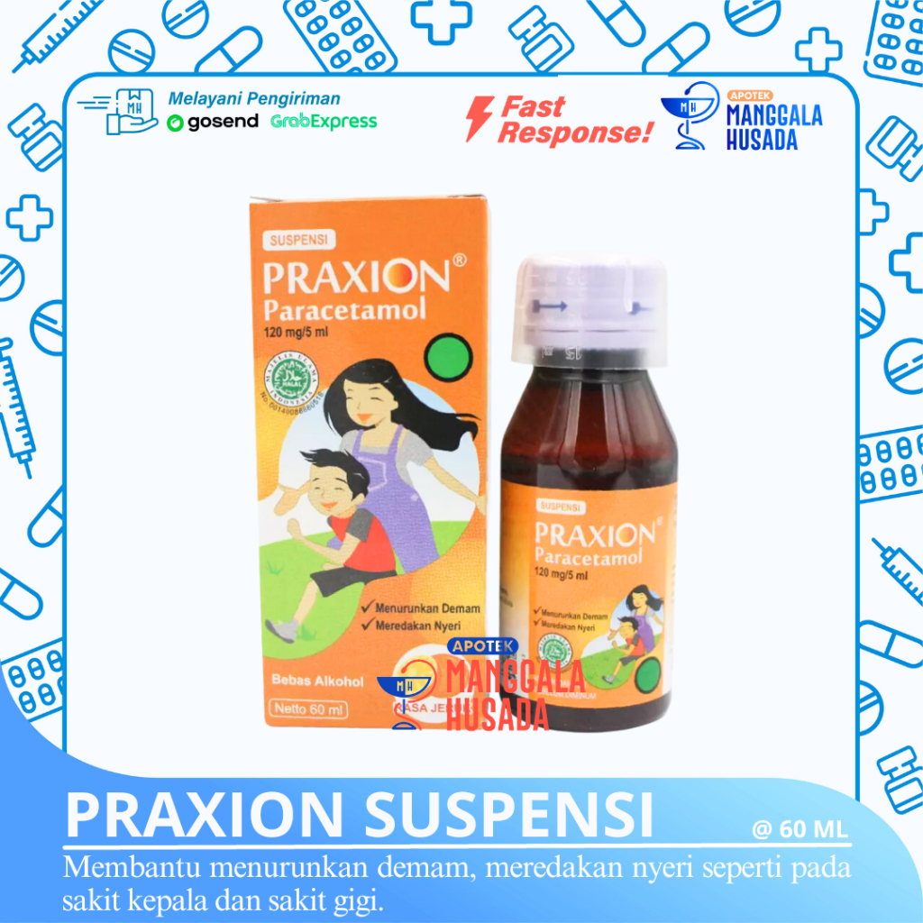 Jual PRAXION SUSPENSI PER BOTOL @ 60 ML | Shopee Indonesia