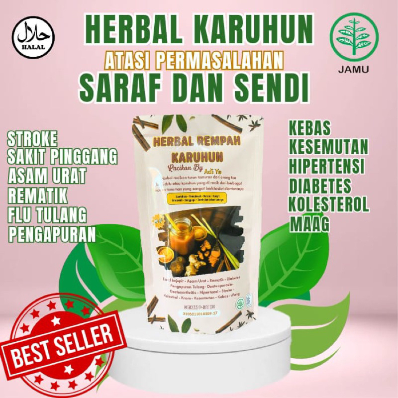 Jual Herbal Karuhun Saraf Kejepit Tanpa Oprasi Rematik Asam Urat