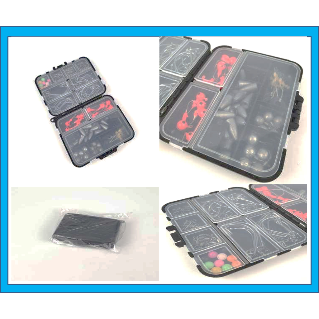 Jual Kail Pancing Fishing Hook Tackle Box Set 148 PCS - JY07 Siap untuk ...