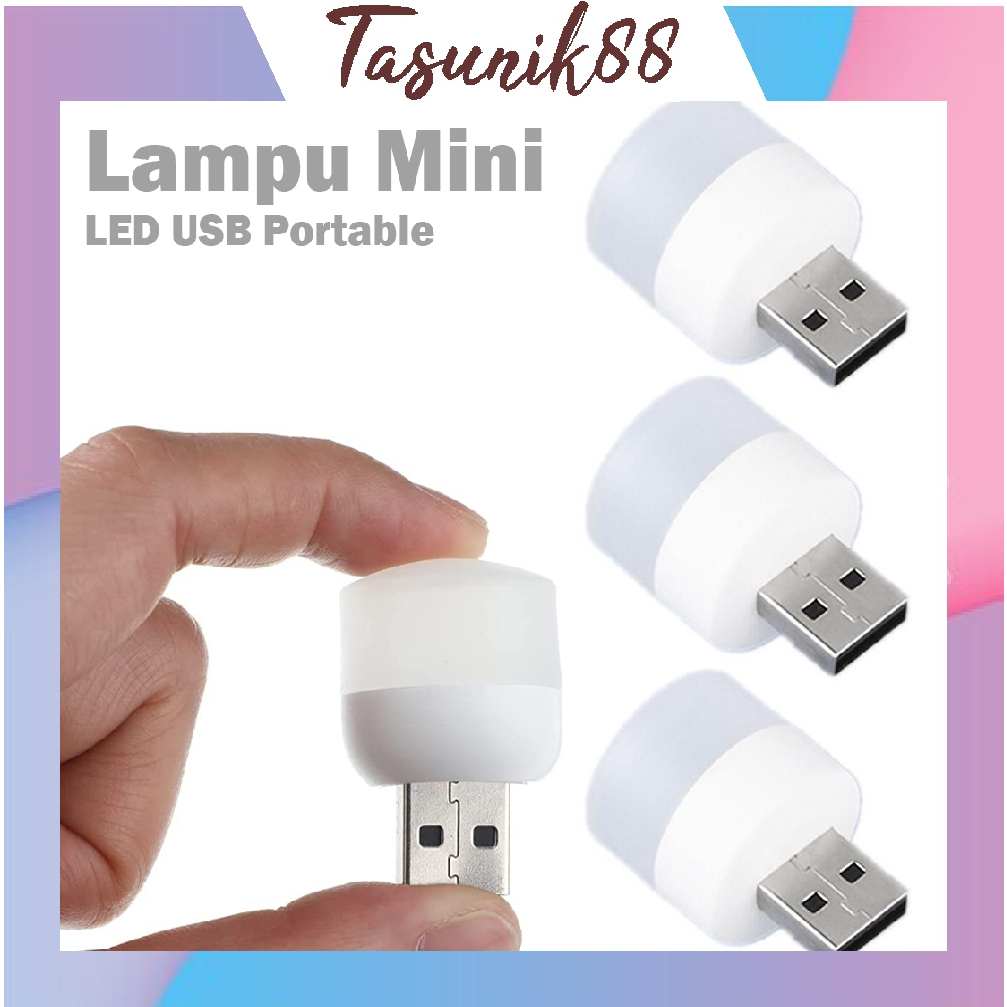 Jual LAMPU LED USB MINI / LAMPU MINI LED USB PORTABLE KECIL / LAMPU BACA  LAMPU TIDUR LAMPU TRAVEL / MINI LIGHT USB