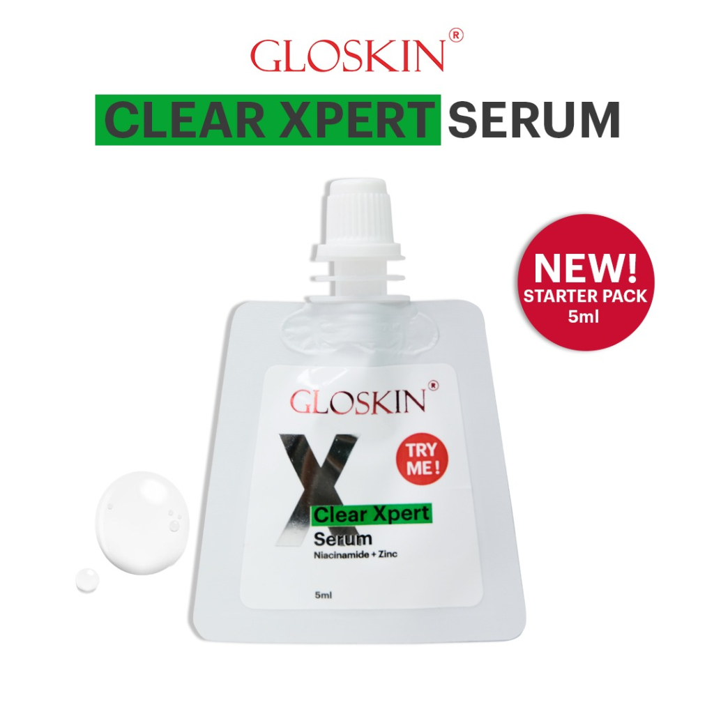 Jual Serum Glowing / GLOSKIN CLEAR XPERT SERUM 5ml | Shopee Indonesia