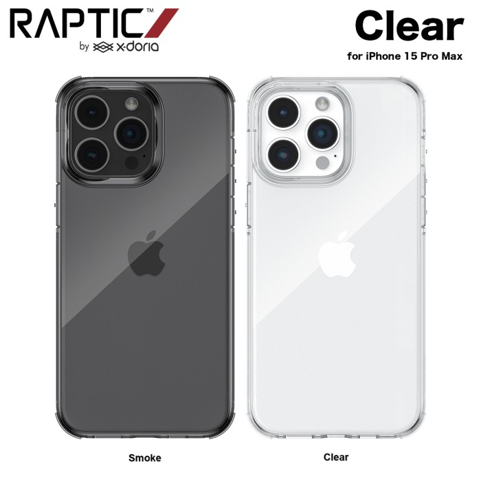 Jual Casing iPhone 15 Pro Max XDoria Raptic CLEAR Drop Protection Case ...