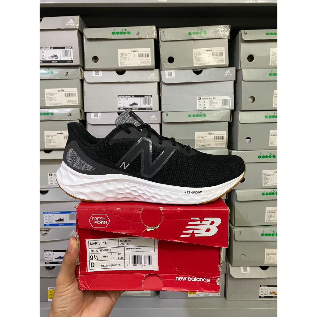 Jual New Balance Running Course Black MARISEK4 Men's Shoes Original
