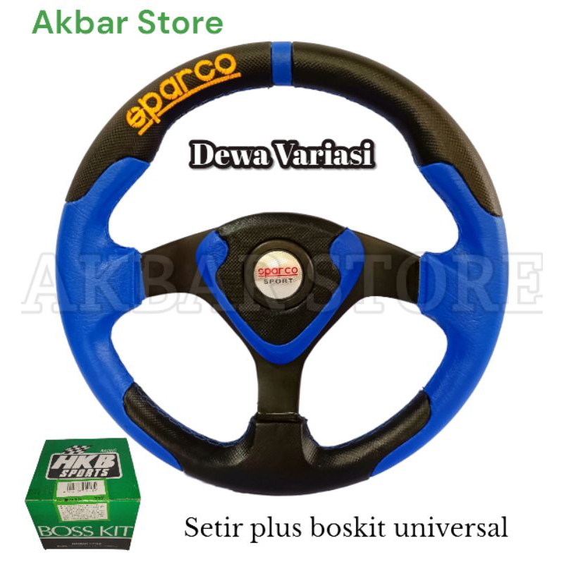 Jual Setir Mobil Racing Universal Stir Modif Sterr Variasi komplit ...