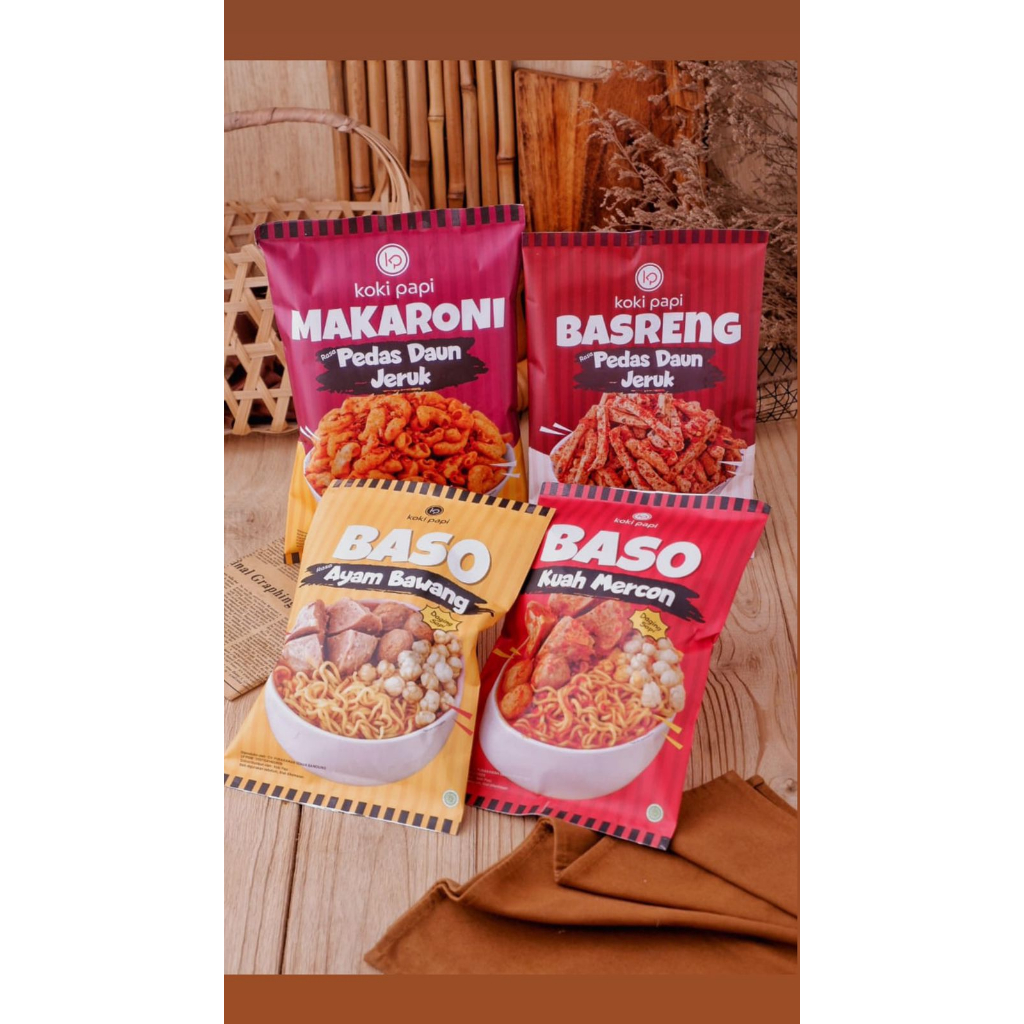 Jual KOKI PAPI BASRENG INSTAN PREMIUM / MAKARONI INSTAN PREMIUM / BASO ...
