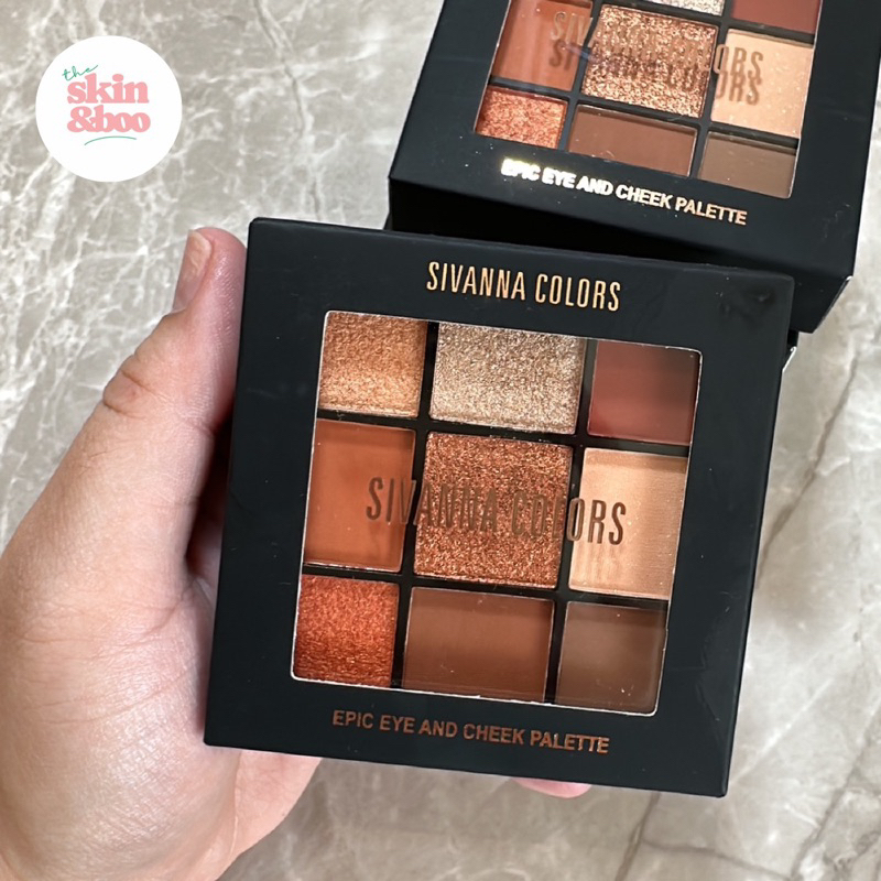 Jual Sivanna Colors Epic Eyeshadow dan Blush on Palette Shopee Indonesia