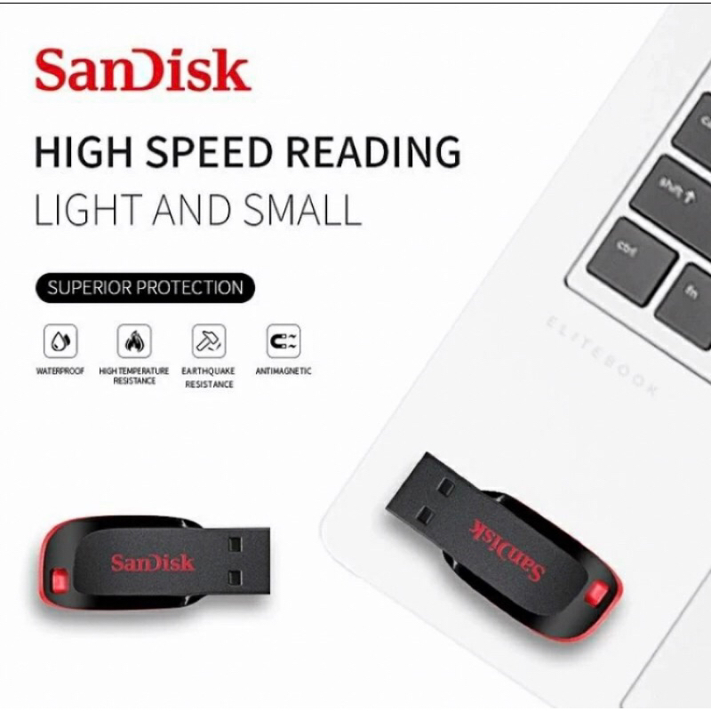 Jual Flashdisk Sandisk Gb Cruzer Blade Cz Shopee Indonesia