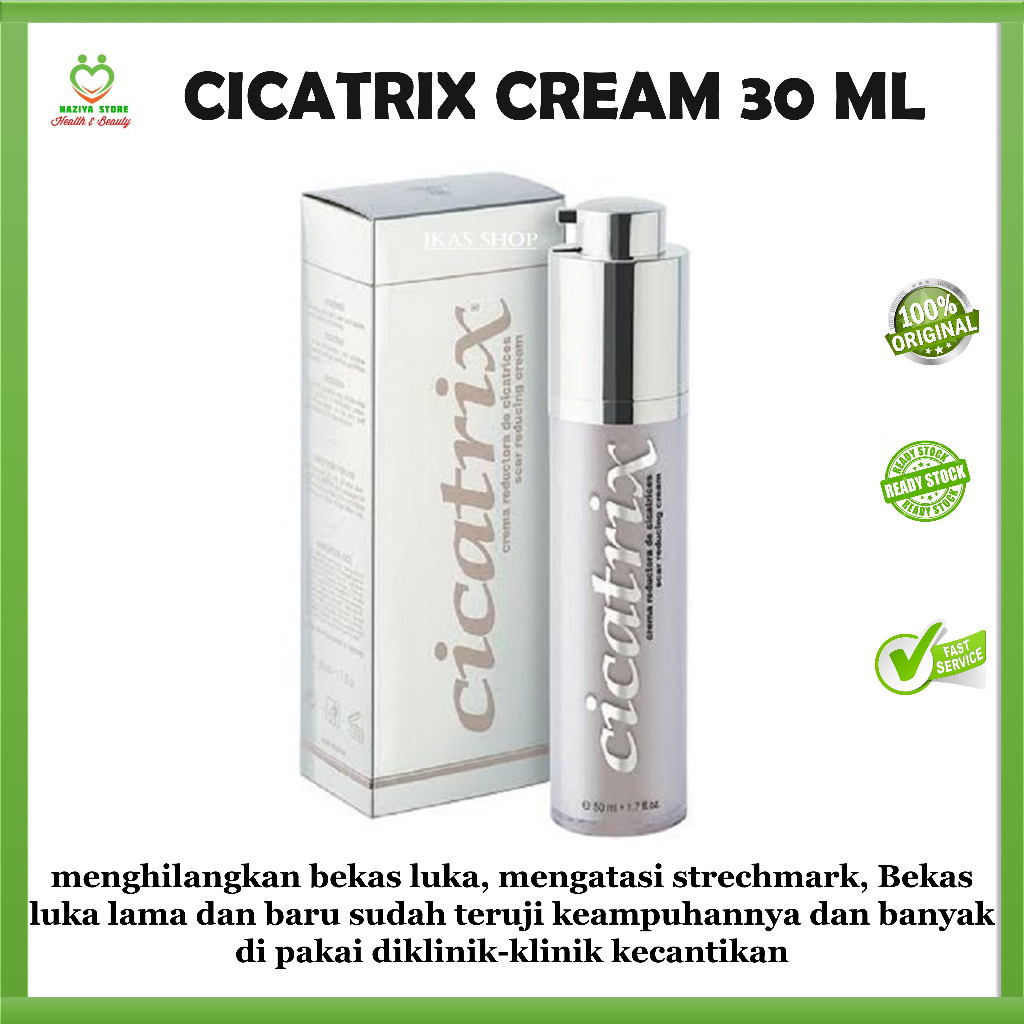 Jual CICATRIX 30 ml Untuk Bekas Luka, Bekas Jerawat,Keloid & Stretch ...