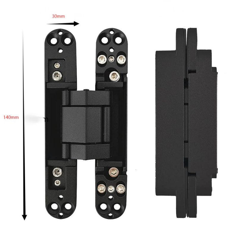 Jual Hidden Hinge Engsel Tanam Door Hinge Invisiblle Hitam Perak Engsel ...
