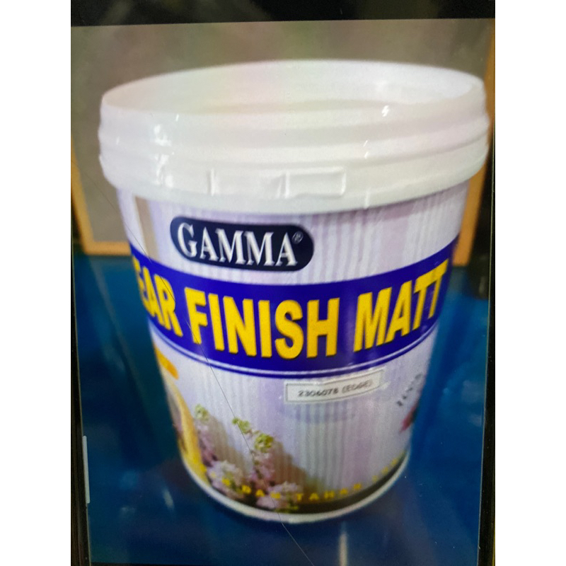 Jual GAMMA WASH CLEAR FINISH MATT HASIL MATT CAT PROTEKSI TEMBOK 1 LTR