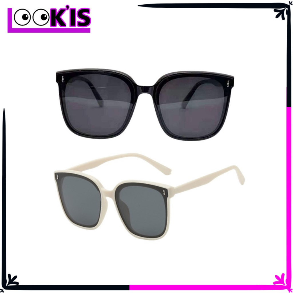 Jual LOOK'IS Kacamata Hitam Wanita Square Korea Style 6599 Kaca Mata