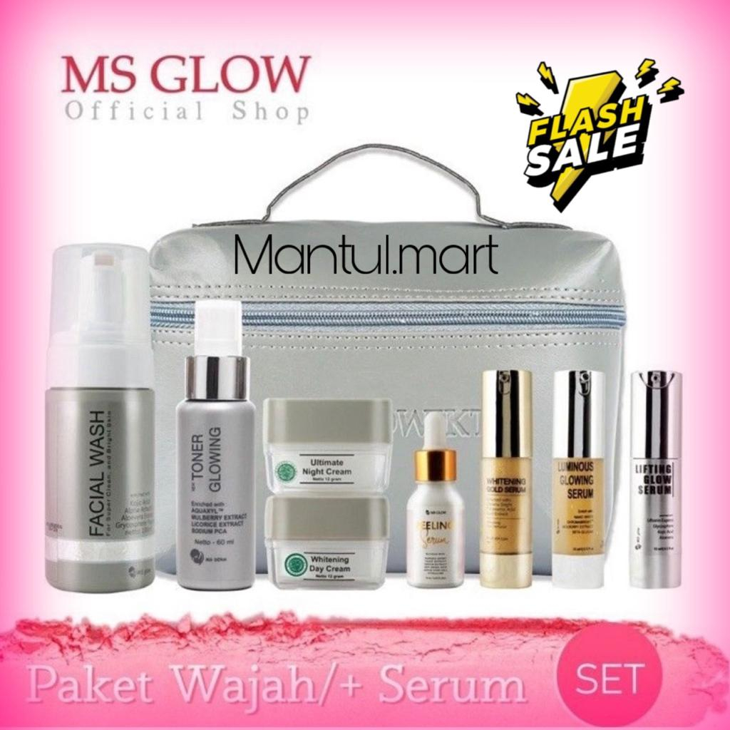 Jual Paket Wajah Ms Glow Original Barcode Acne Luminous