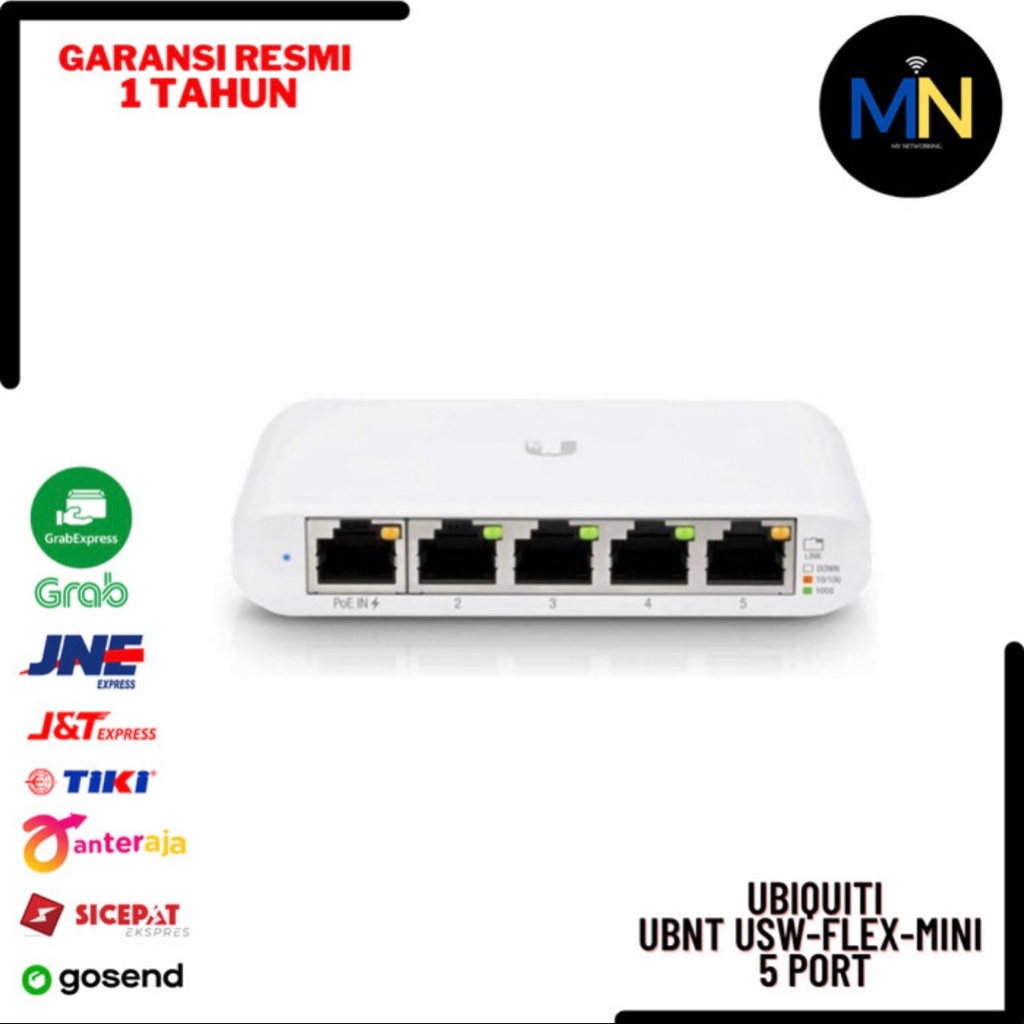 Jual Ubiquiti UBNT USW-Flex-Mini USW Flex Mini 5Port Managed Gigabit ...