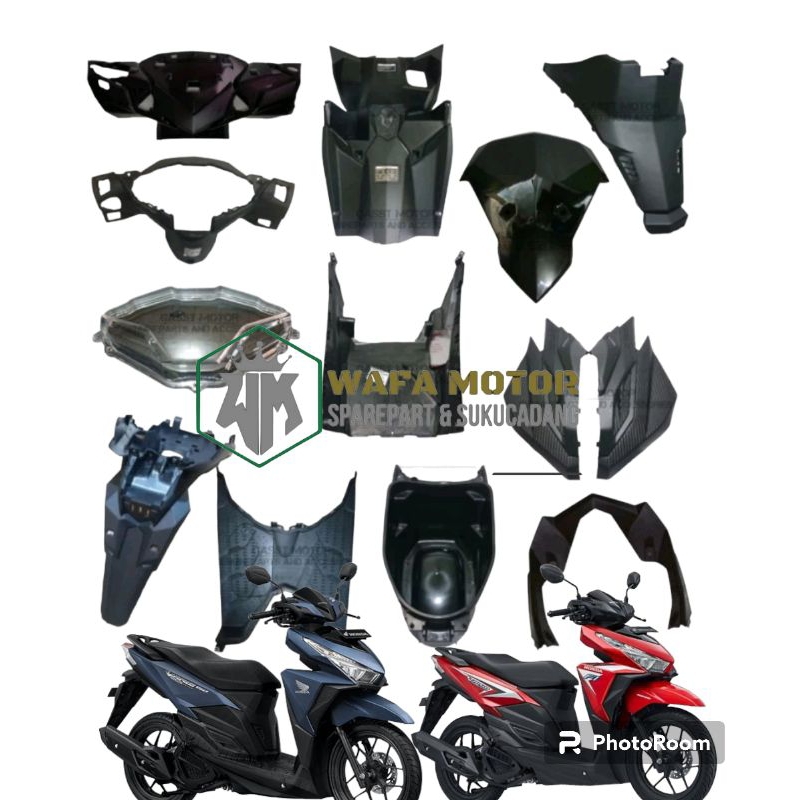 Jual Cover Body Bodi Kasar Satuan Dek Bordes Legsil Garnis Vario