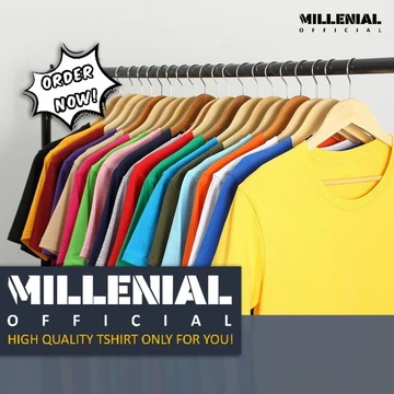 Kaos Polos Pendek Cotton Combed 24S Unisex