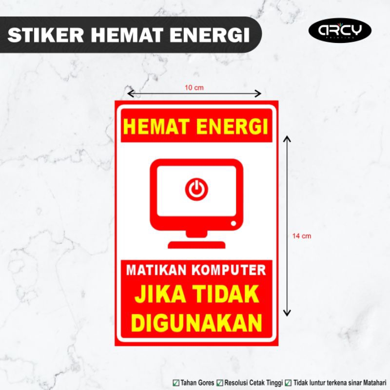 Jual Stiker Hemat Energi Waterproof Shopee Indonesia