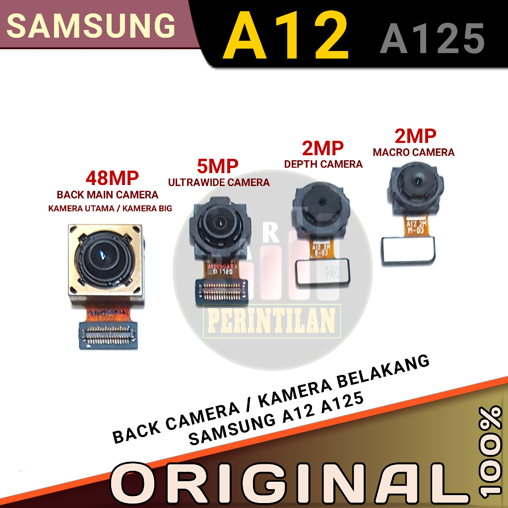 Back Camera Camera Galaxy A12 BACK CAMERA KAMERA BELAKANG SAMSUNG