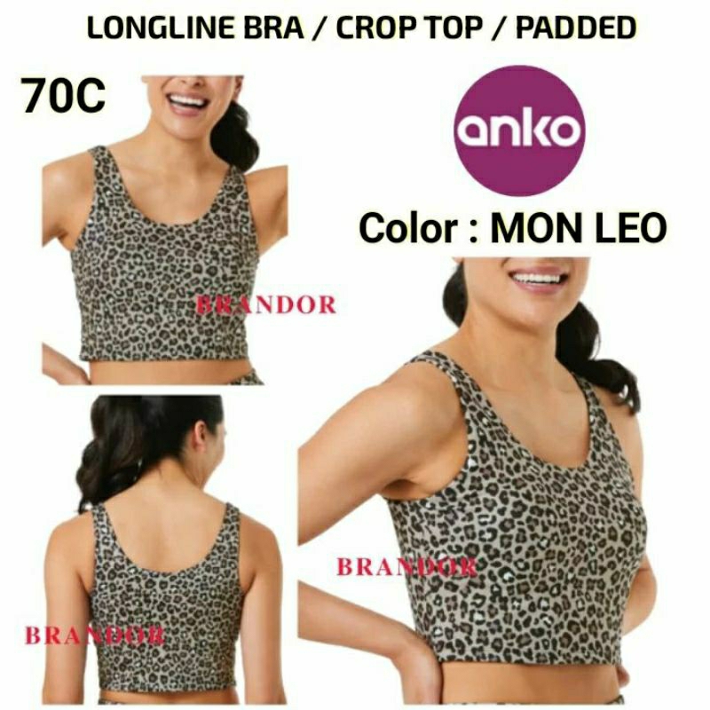 Jual ANBS70 - NEW - CROPPED SPORTS BRA PADDED by Anko
