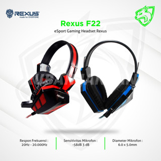 Headset gaming rexus online f22