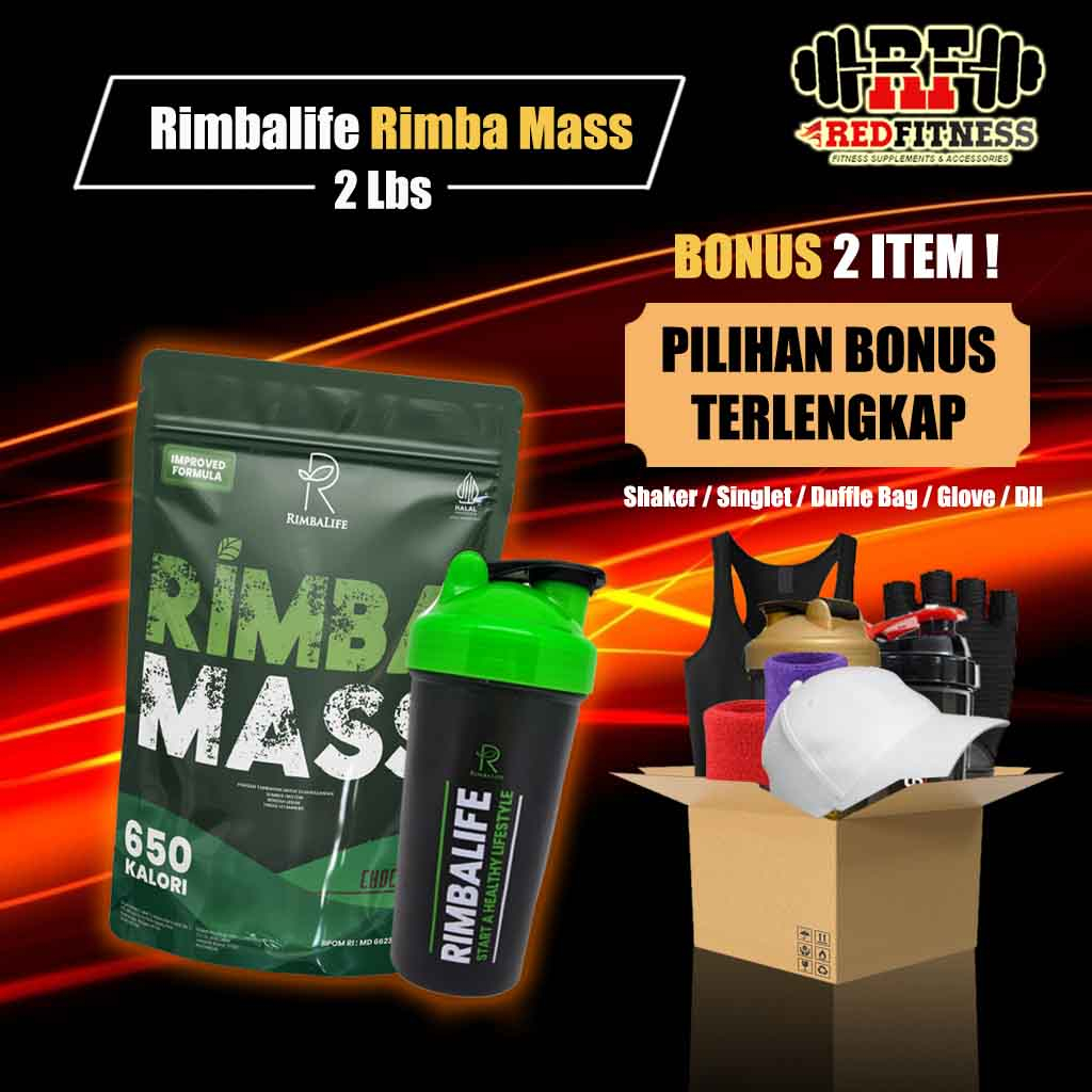 Jual Rimbalife Rimba Mass Gainer 2 lbs (900gr) / Weight Gainer BPOM
