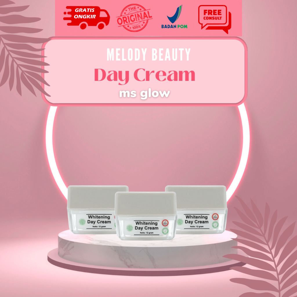 Jual [ECER TERMURAH] CREAM PAGI/ DAY CREAM MS GLOW GLOWING SPF 30 Semua