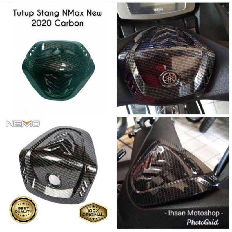 Jual Cover Tutup Stang Carbon All New Nmax Nemo Shopee Indonesia