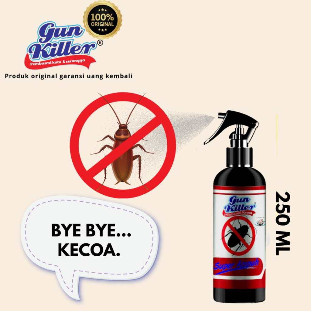 Jual Anti Kecoa Spray Racun Pembasmi Kecoa Kecoak Bugs Buster Terampuh