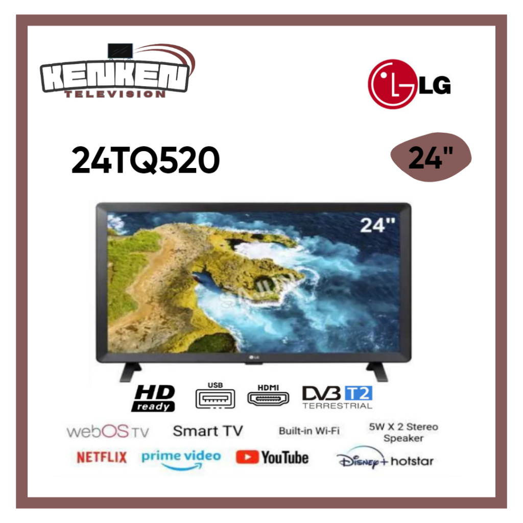Jual TV LED LG 24TQ520 LED LG 24 Inch Smart TV Shopee Indonesia
