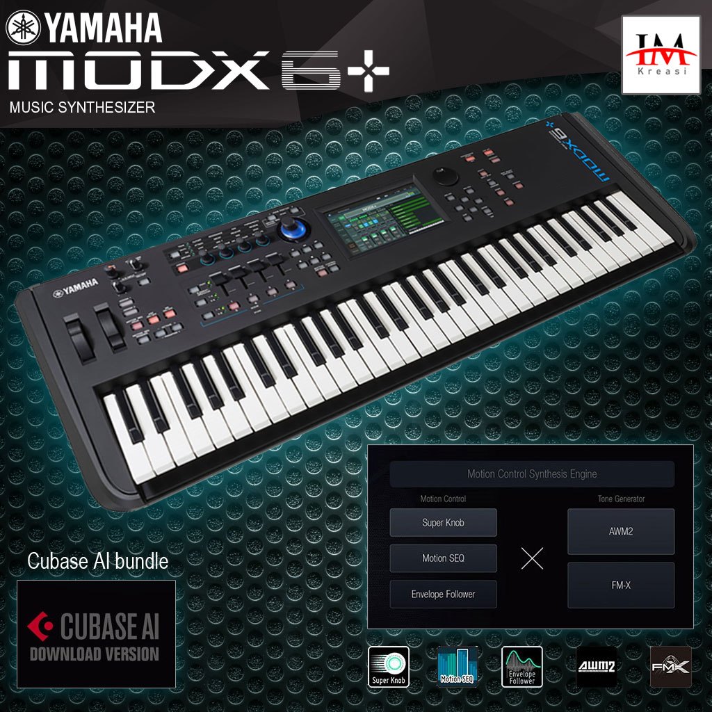 Jual Yamaha MODX 6+ / MODX6+ Keyboard Synthesizer Garansi Resmi ...