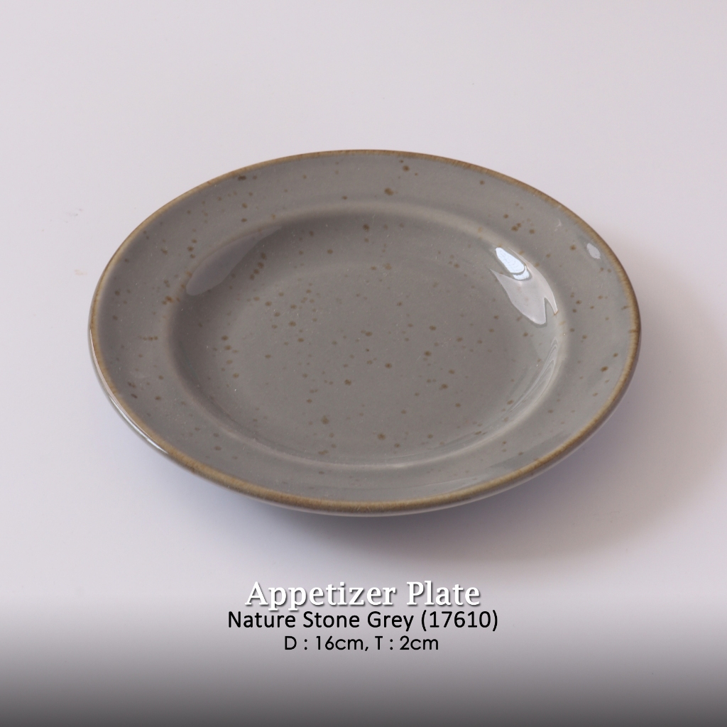 Jual NATE Appetizer plate/Sharing plate/Dessert plate murah 16cm ...