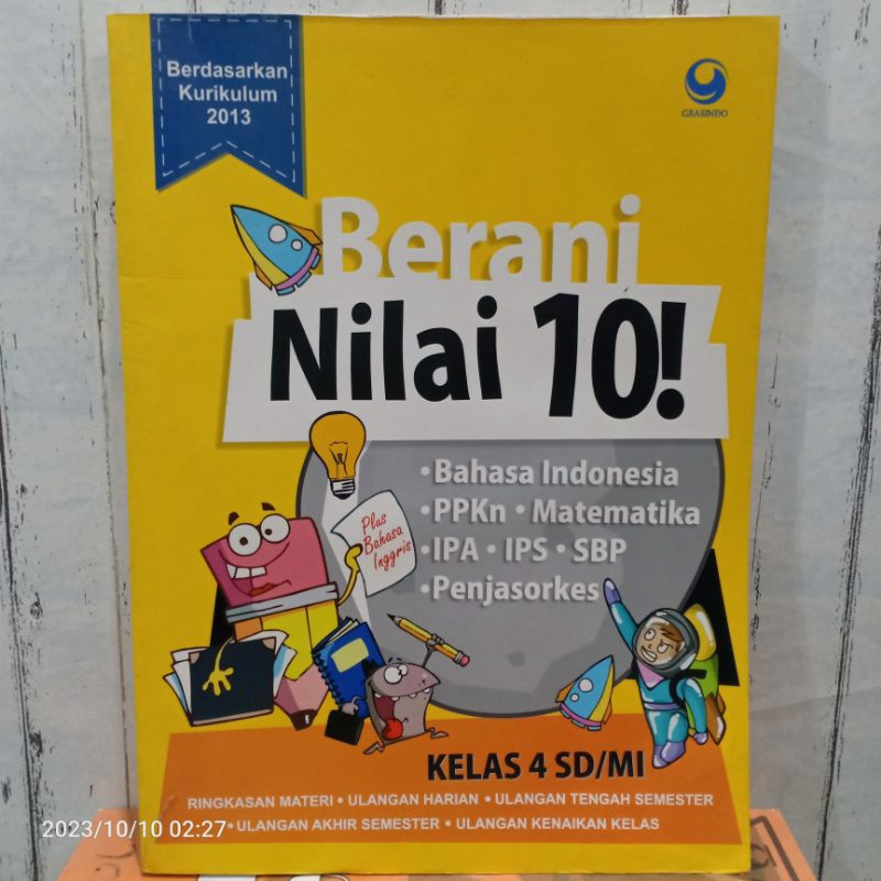 Jual Original Buku Berani Nilai 10 Bahasa Indonesia Ppkn Matematika Ipa Ips Sbp Kelas 4 Sd Mi