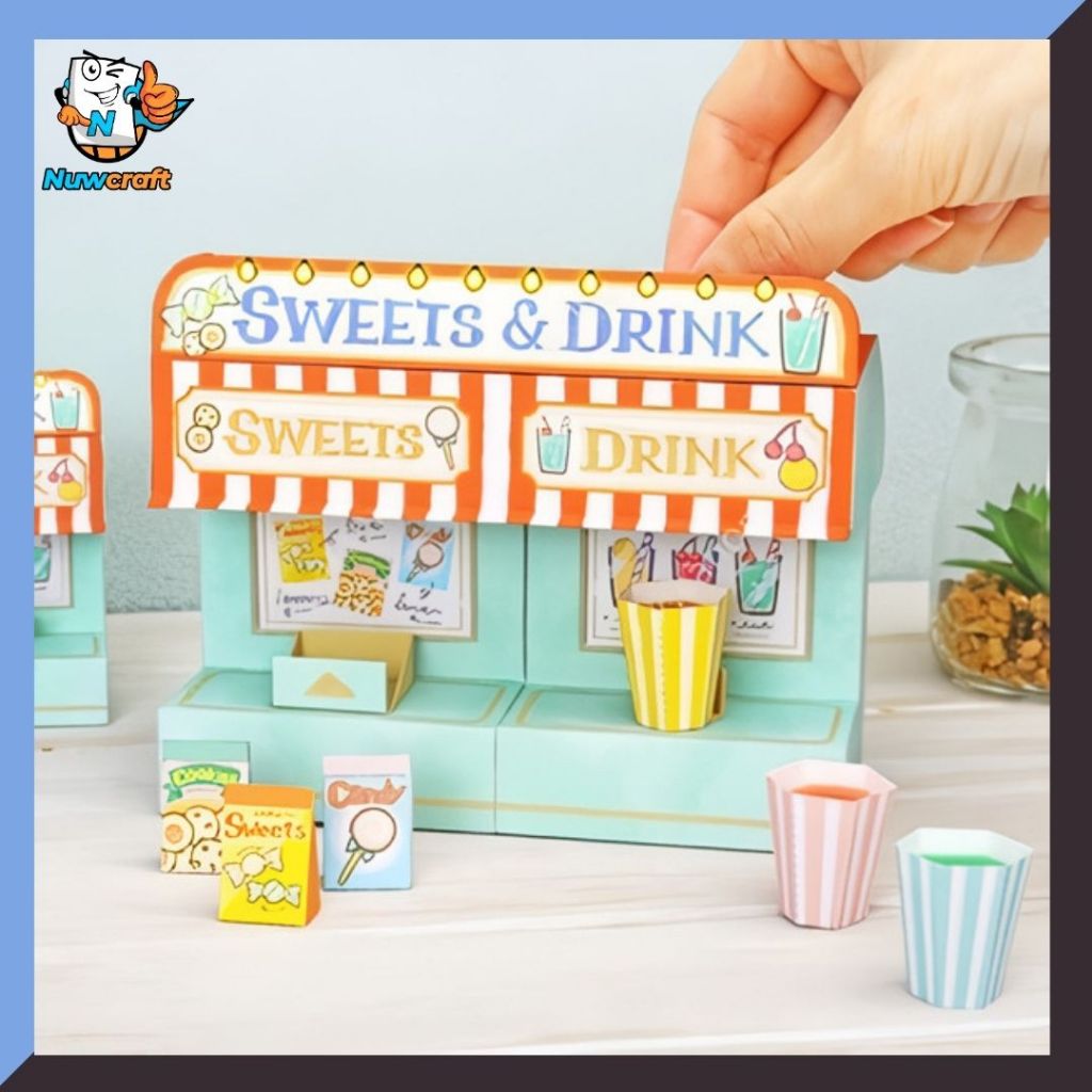 Jual Nuwcraft Drink&Suites Bar (Nostalgic) papercraft | Shopee Indonesia