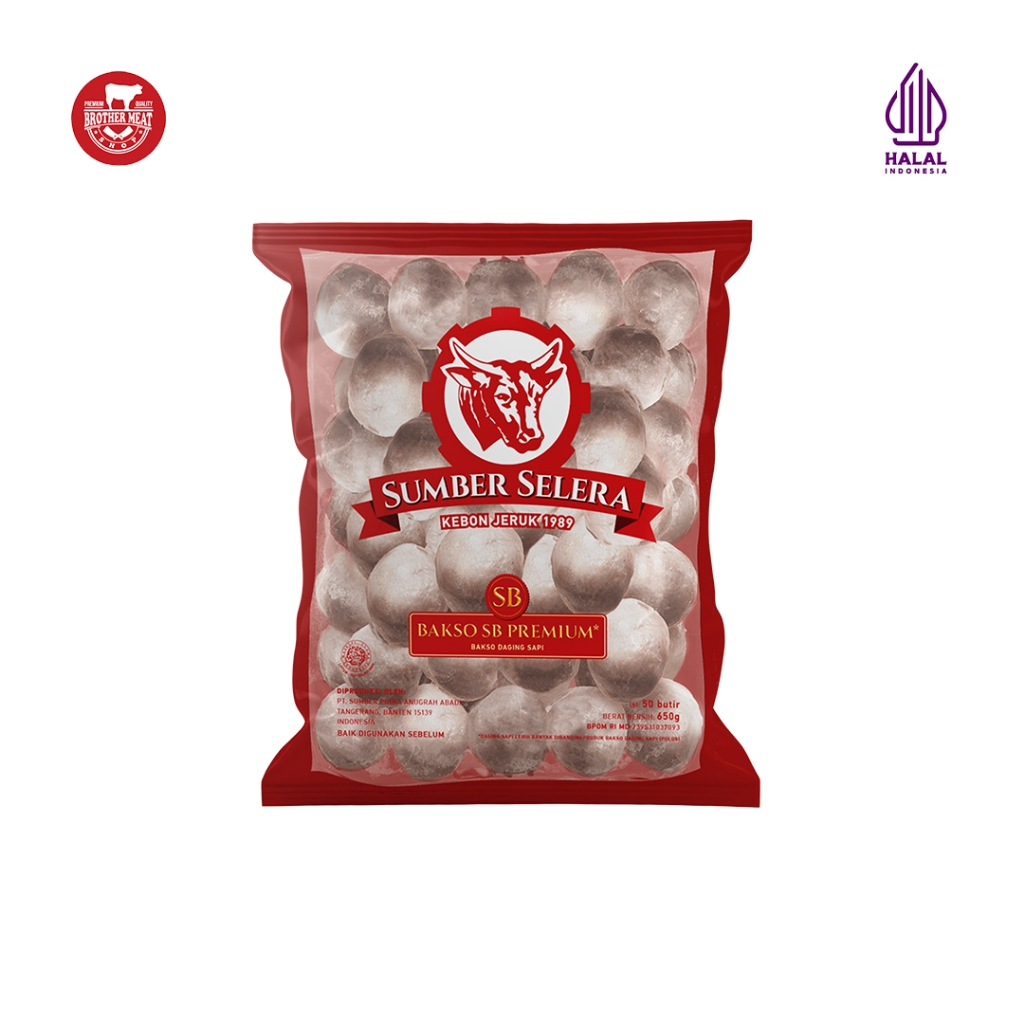 Jual Bakso Sapi Sumber Selera Sb Premium Isi 50 Halal Shopee Indonesia