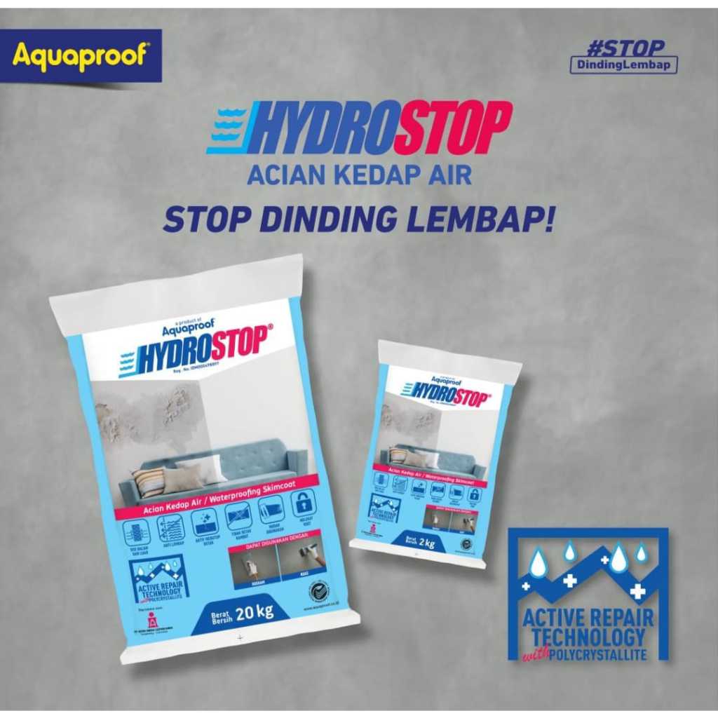 Jual Hydrostop Kg Acian Kedap Air Semen Acian Water Proofing Anti