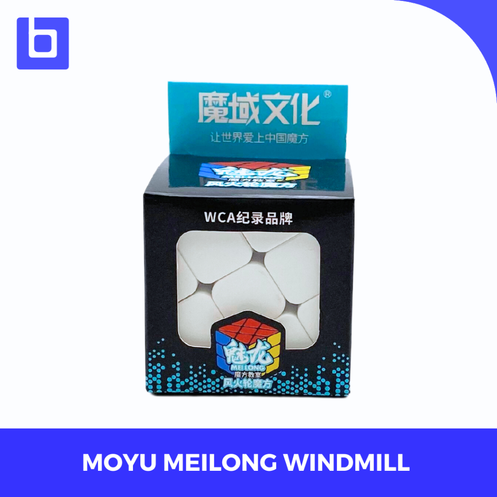 Jual Cube 3x3 Moyu Meilong Windmill Stickerless Original 3x3 | Shopee ...