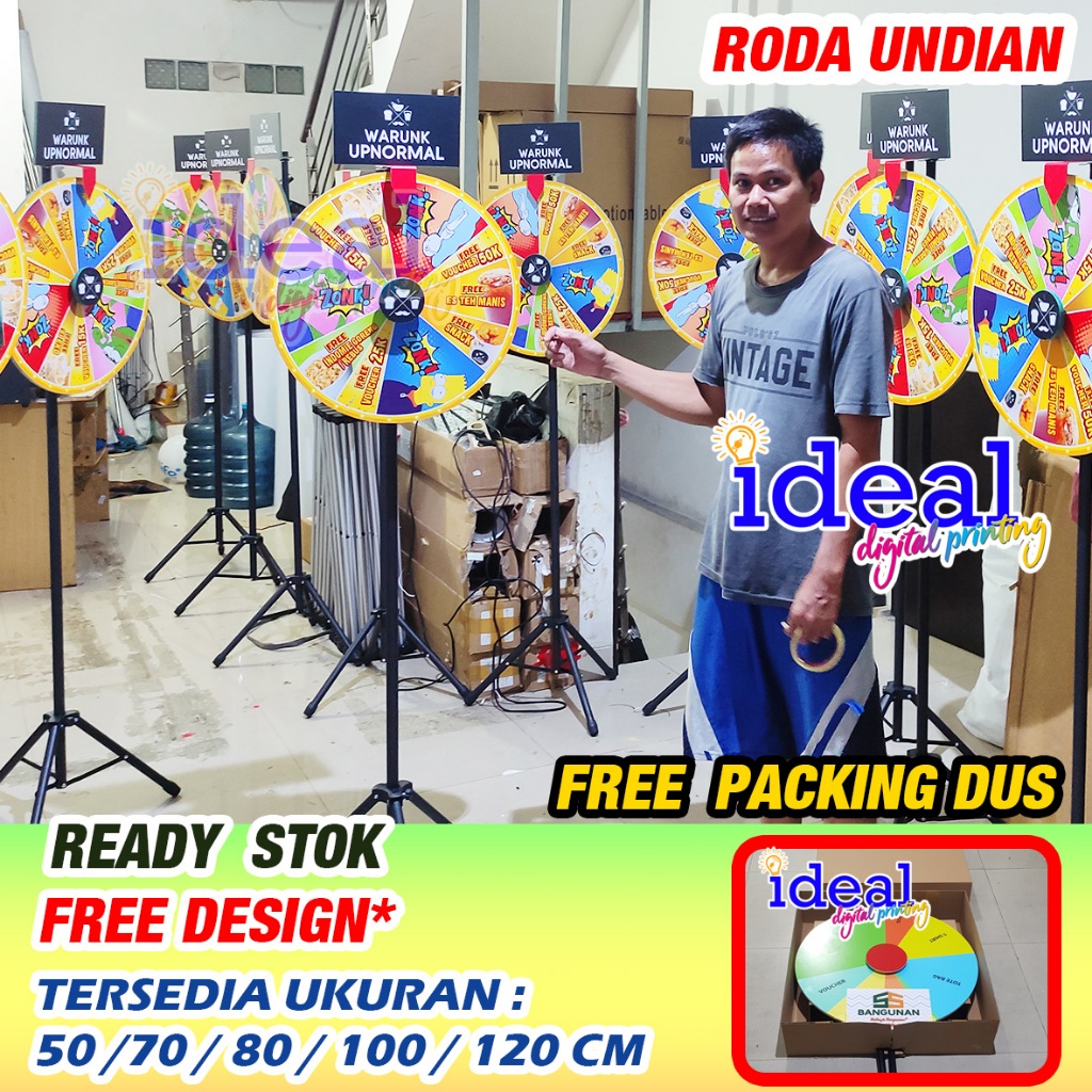 Jual Roda Undian Diameter 50cm+ Header/ Roda Keberuntungan/ Wheel Of ...