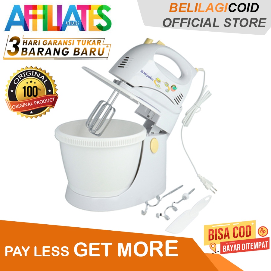 Jual [FLAZZ SALE] Miyako MIXER ORIGINAL SM 625 / Hand Mixer Miyako