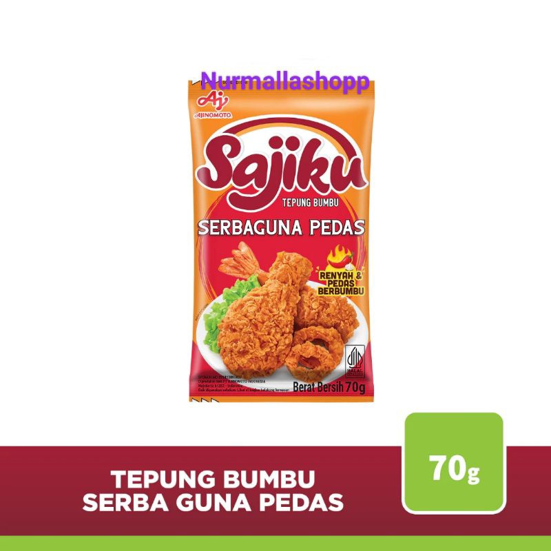 Jual Sajiku Tepung Bumbu Serbaguna Pedas Gr Shopee Indonesia