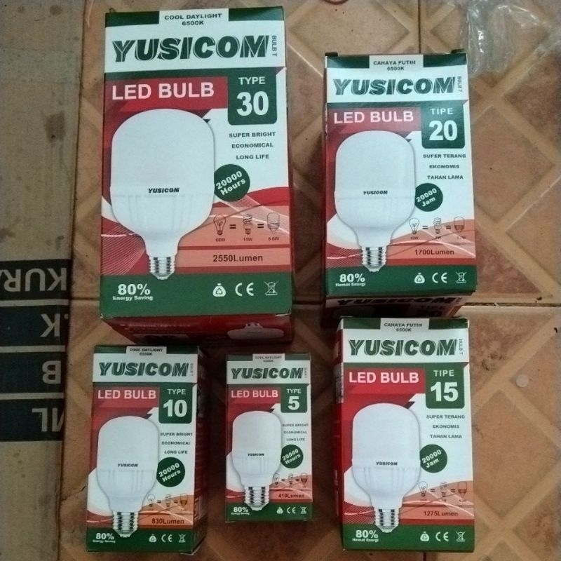 Jual Yusicom Lampu led capsule murah tipe 5,10,15,20,30 lampu LED murah