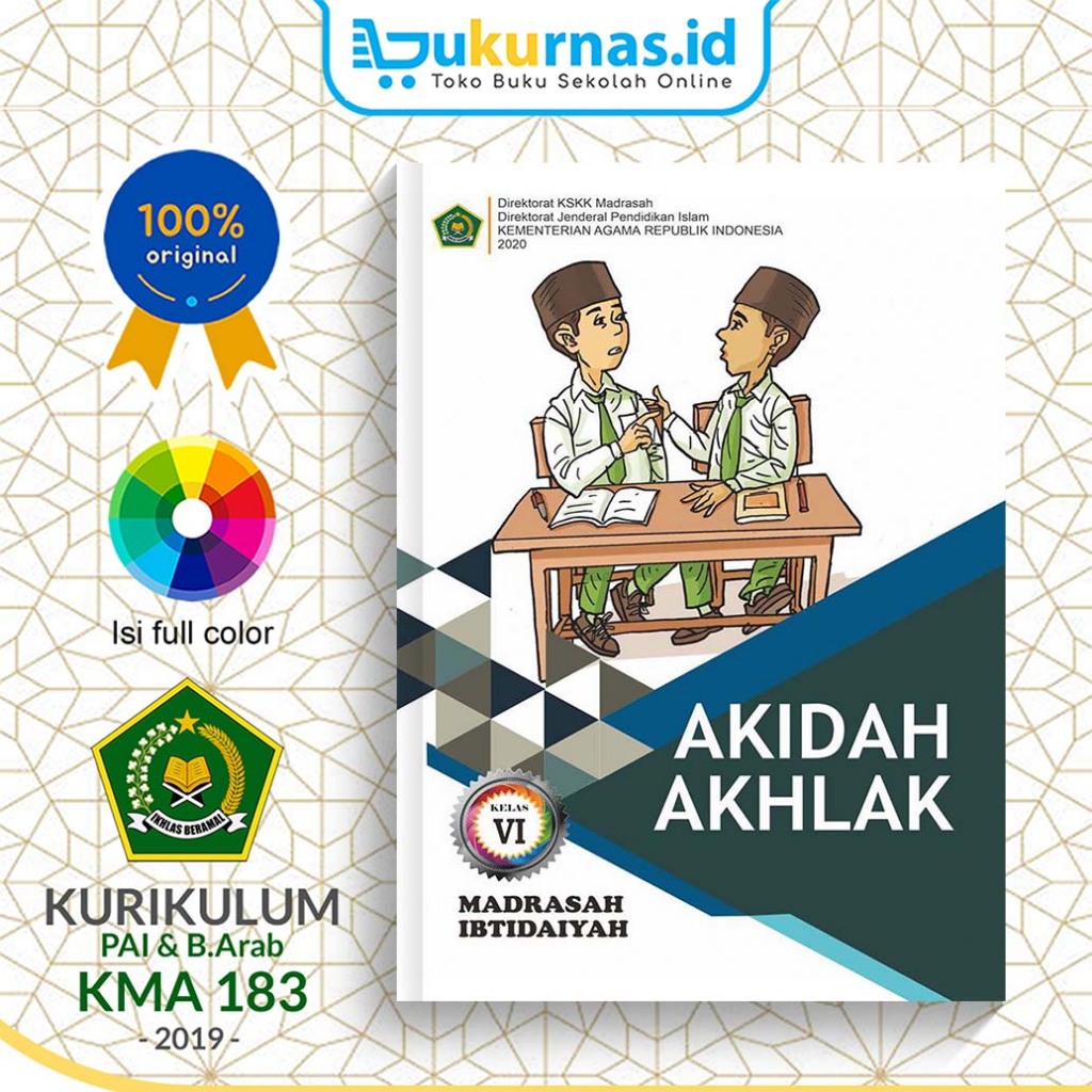 Jual Buku Siswa Akidah Akhlak Kelas 6 MI KEMENAG | Shopee Indonesia