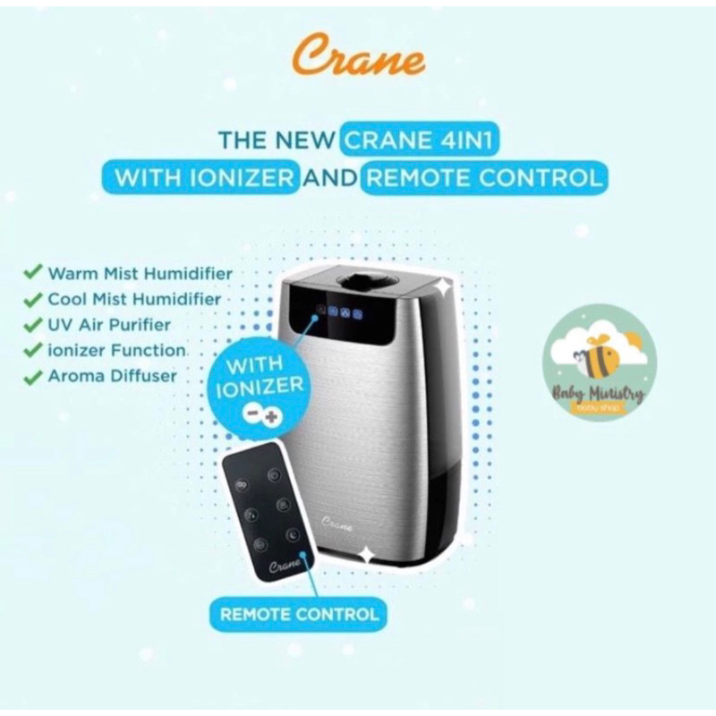 Jual CRANE 4 IN 1 AIR PURIFIER AND HUMIDIFIER / Crane Humidifier 4 in 1