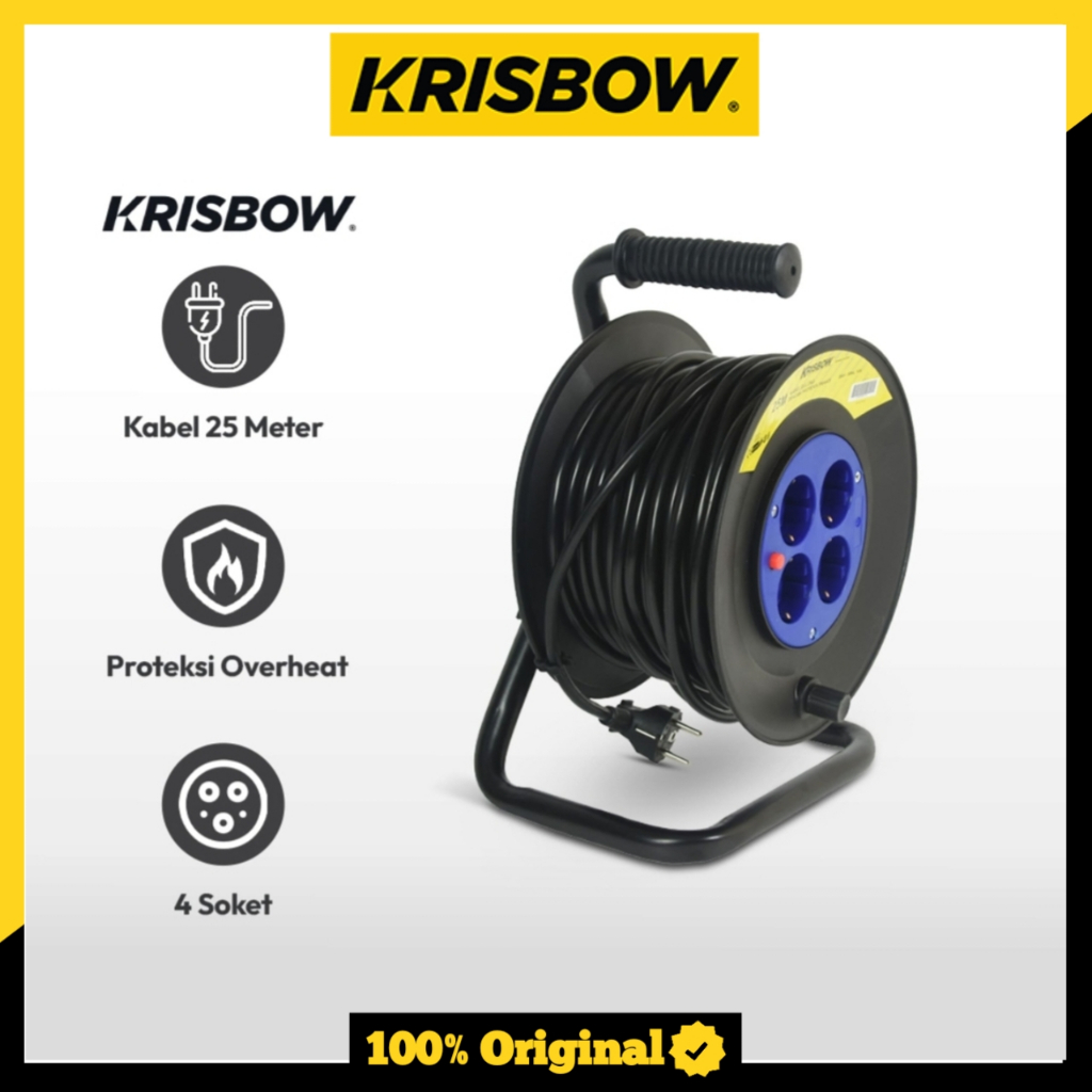 Jual Krisbow Kabel Roll 25 Mtr | Shopee Indonesia