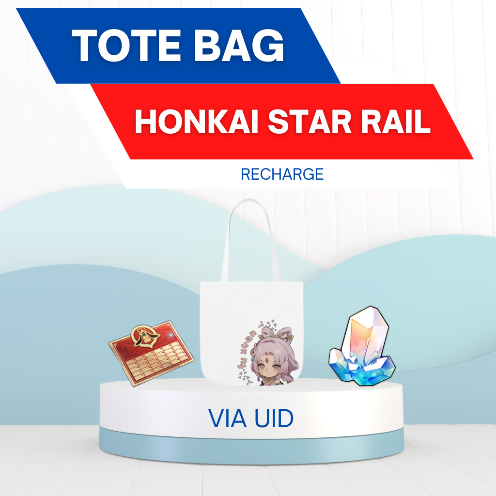 Jual RECHARGE TOTEBAG HONKAI STAR RAIL UID EXPRESS SUPPLY PASS MOTIF ...