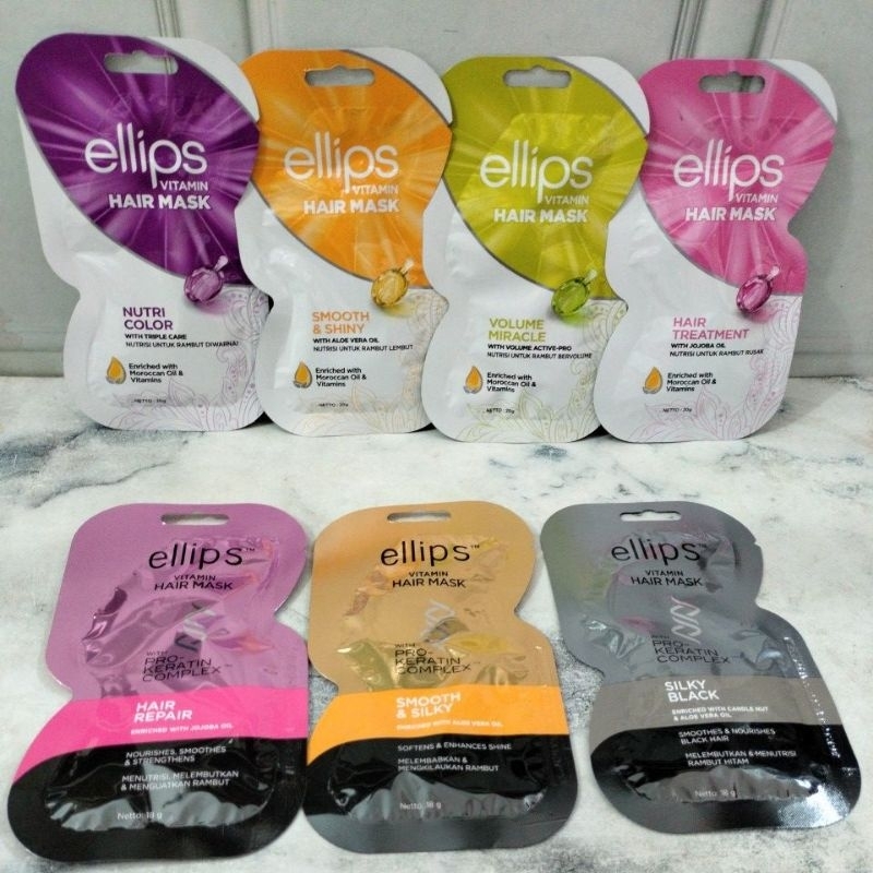 Jual Ellips Vitamin Hair Mask 20g | Shopee Indonesia