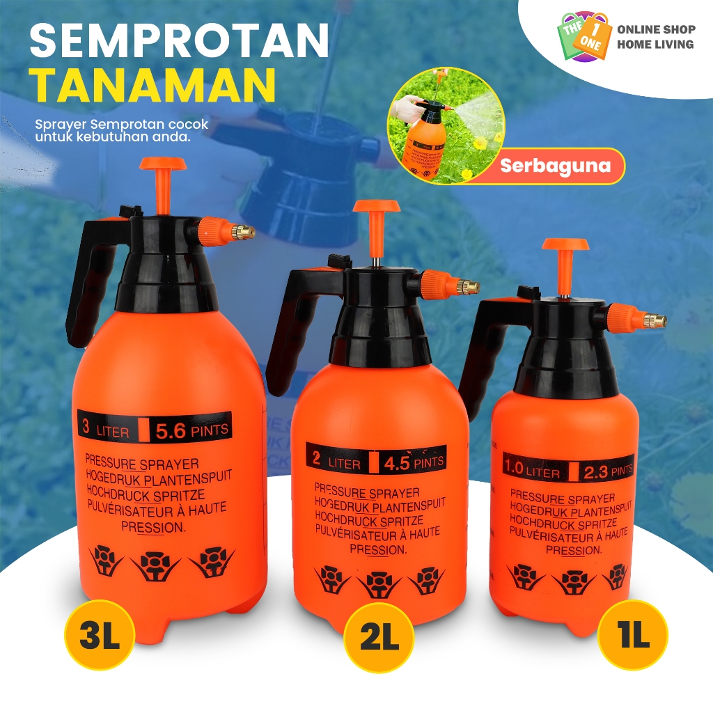 Jual ONE Sprayer Manual Genggam 1-3 L HDPE Tebal Alat Semprot Air ...