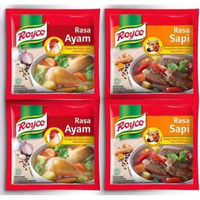 Jual ROYCO AYAM SACHET BUMBU PENYEDAP MAKANAN 8 GRAM ISI 12 PCS RASA ...