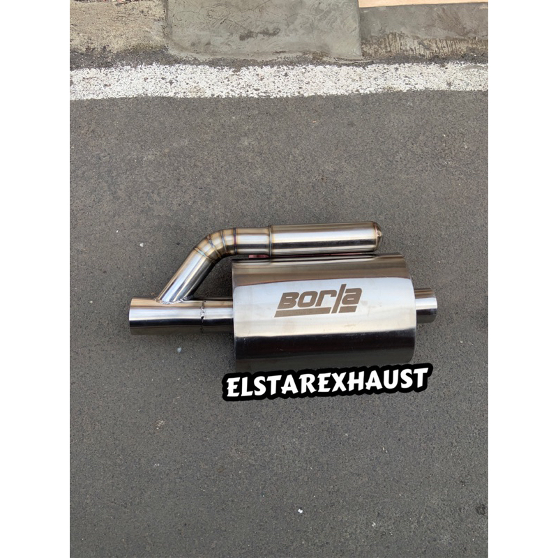 Jual RESONATOR MOBIL BORLA DENGAN DRONE KILER(anti dengung) Shopee