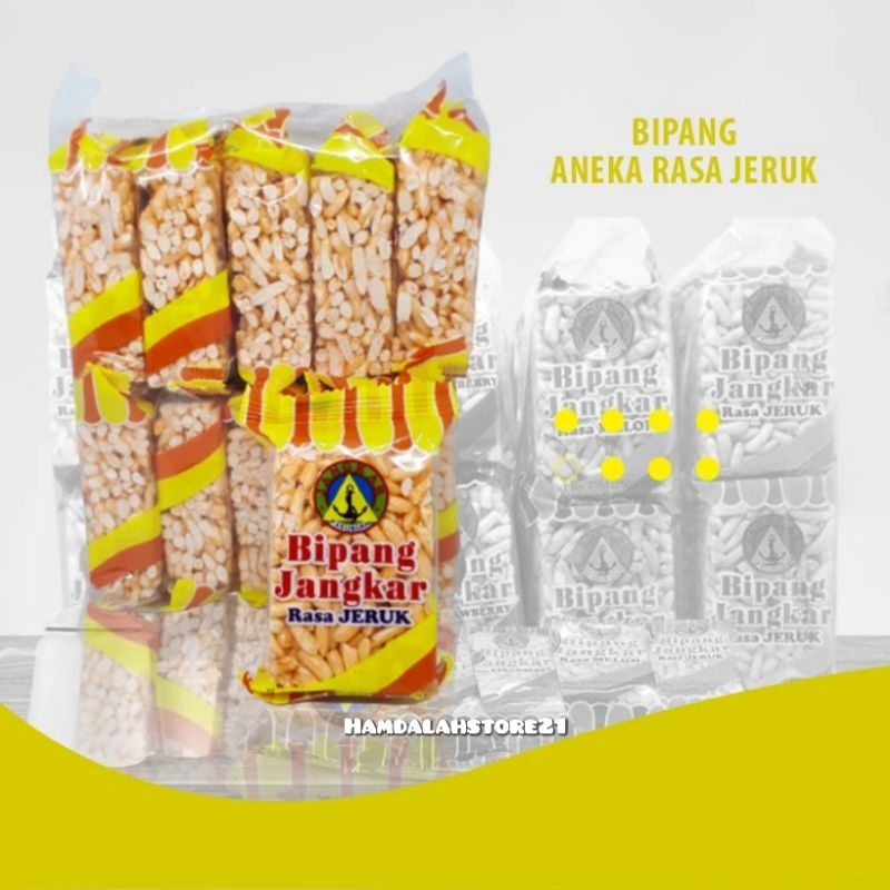Jual [TERMURAH] Bipang jangkar rice puff aneka rasa buah jeruk isi 10 ...