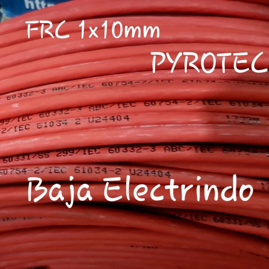 Jual Kabel Tahan Api FRC 1X10mm Pyrotec per meter Kabel Fire Resistant ...